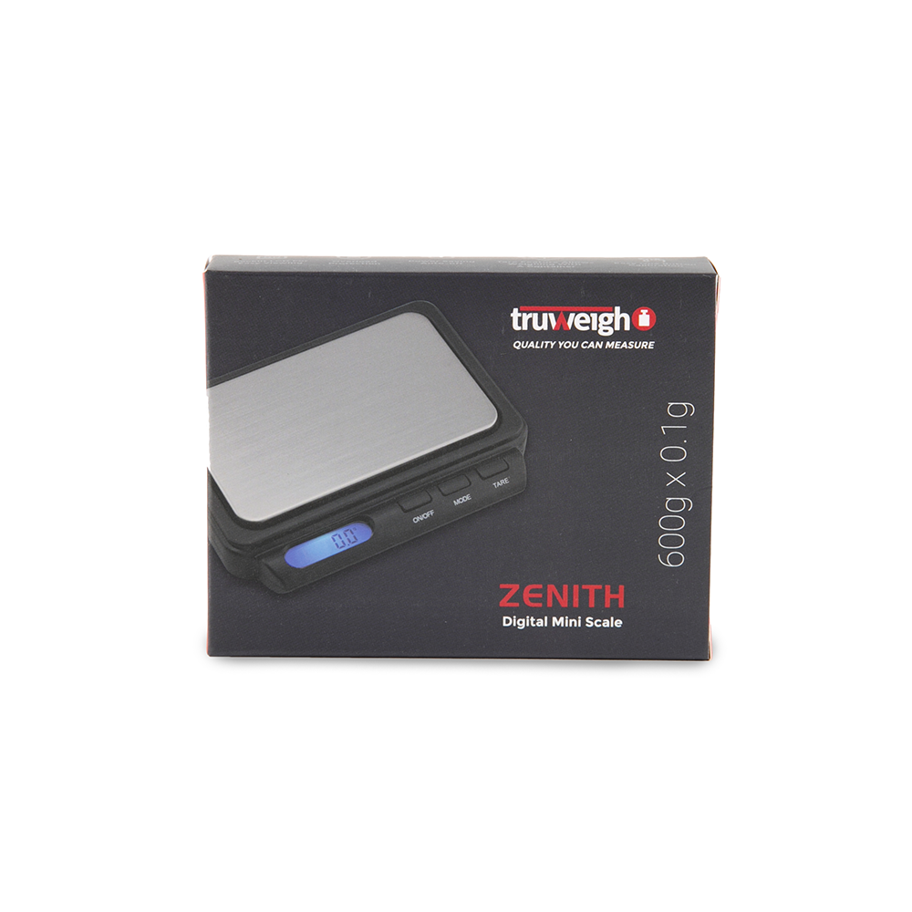 TRUWEIGH ZENITH SCALE 600G X 0.1G BLACK