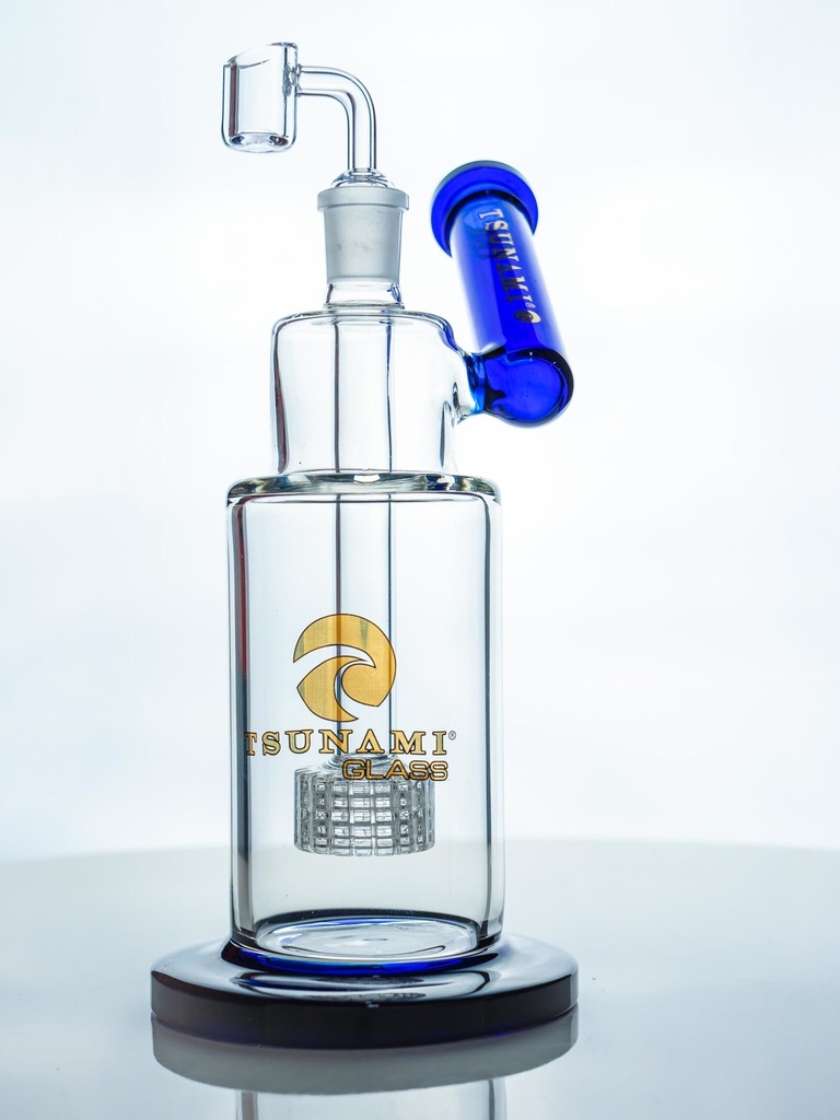 TSUNAMI GLASS - SIDE NECK SHOWER HEAD 10"