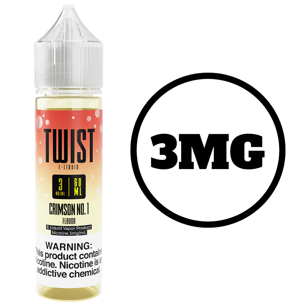 [Q-3800-04] TWIST E-LIQUID 120ML (3mg, Pink No. 1)