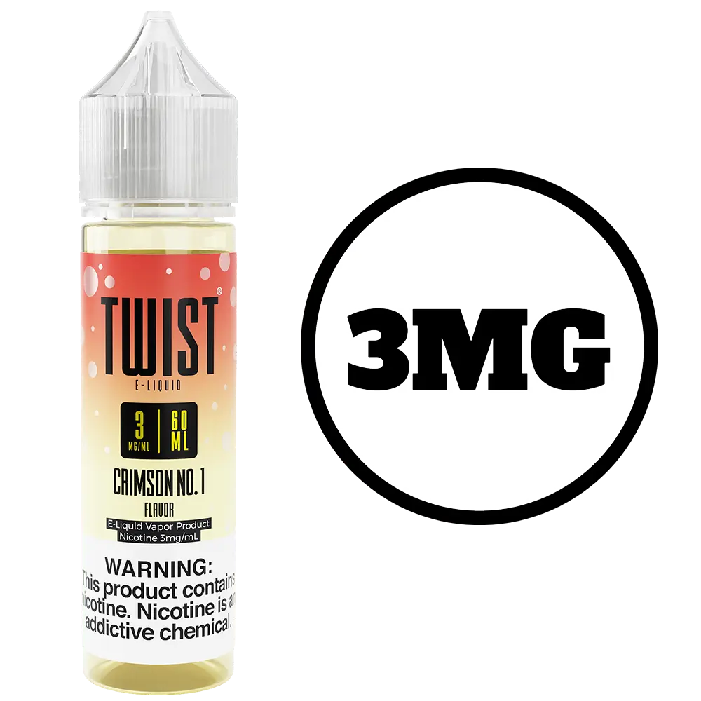 [Q-3800-02] TWIST E-LIQUID 120ML (6mg, Crimson No. 1)