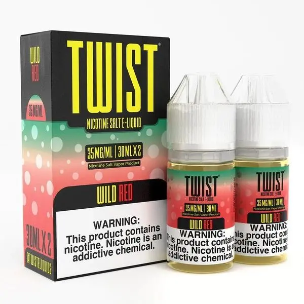 [Q-3801-08] TWIST E-LIQUID 30ML 2X (50mg, Wild Red)