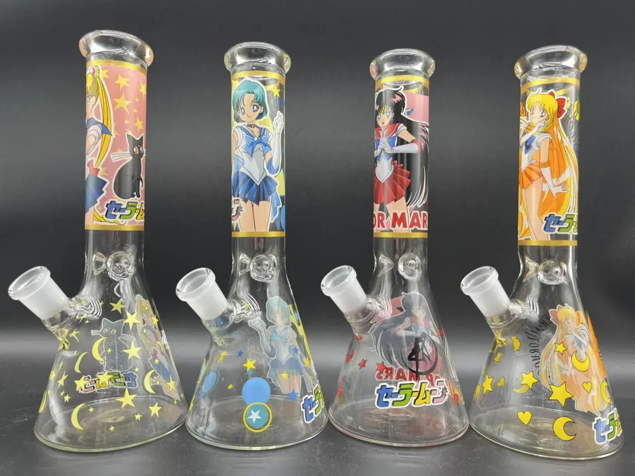 [T-1556-01] Waterpipe 10 Inch Printed Design (HGB-A01)