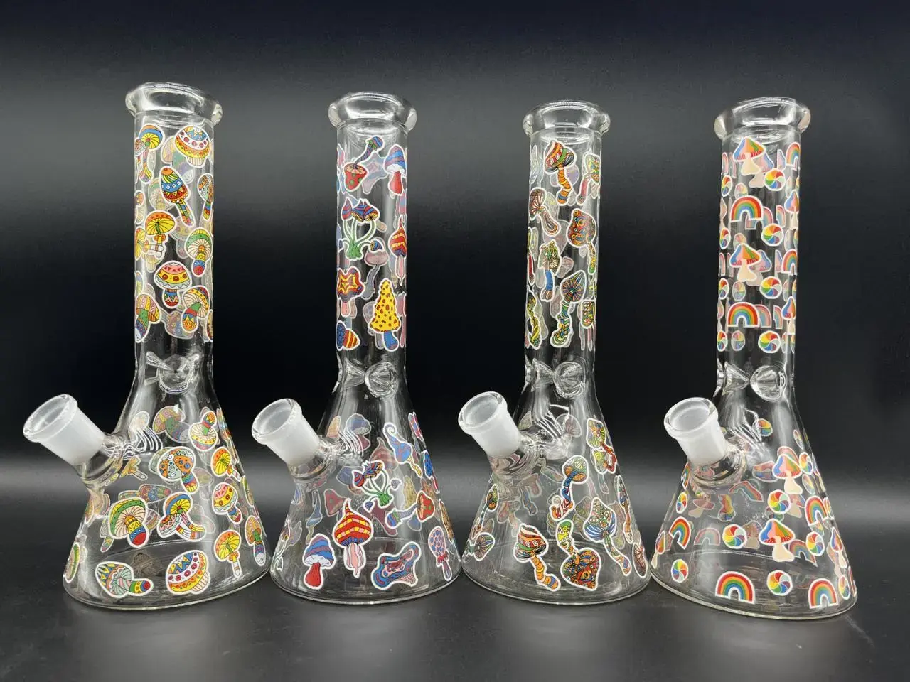 [T-1556-04] Waterpipe 10 Inch Printed Design (HGB-A04)