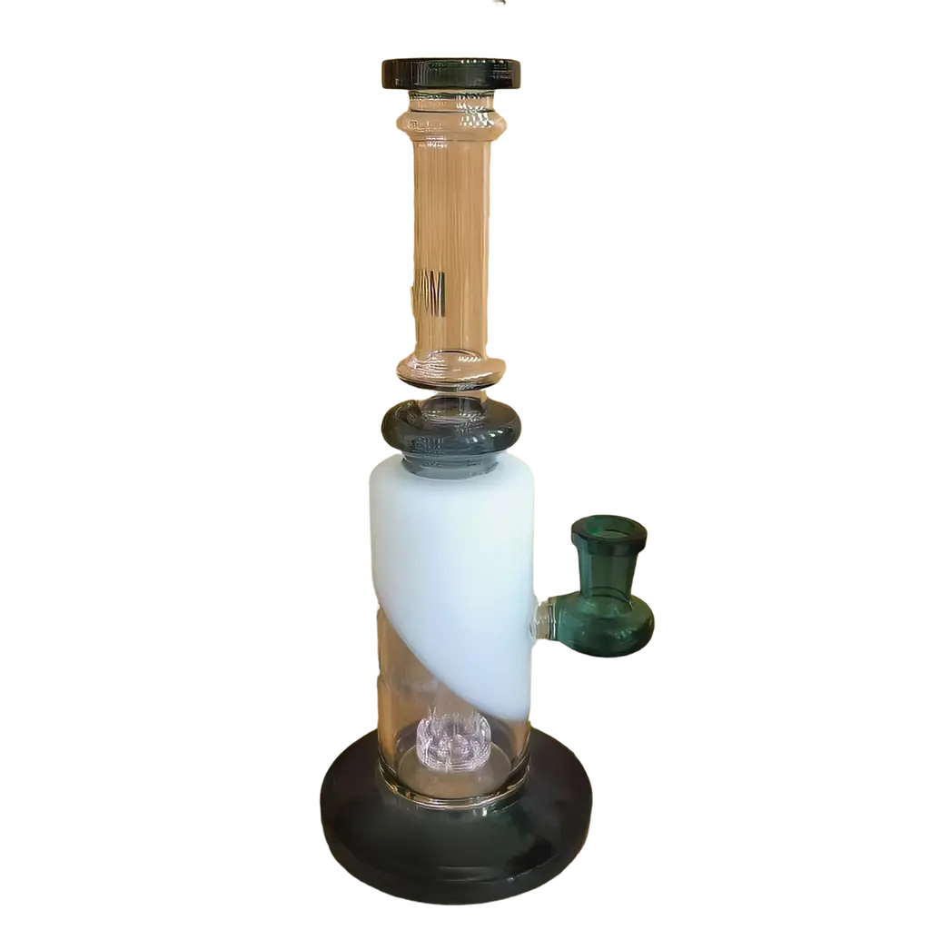 WATERPIPE BLO W/ GRASS AND LEAF FLOWER END SUMMER STYLE DESIGNS
