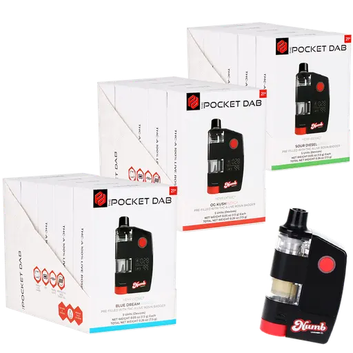 [T-1413-02] White Fish THC-P Pocket Dab 5PK (Blue Dream)