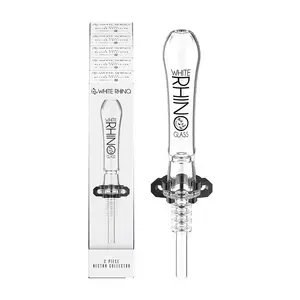 WHITE RHINO 2 PIECE NECTAR COLLECTOR- 5 COUNT DISPLAY