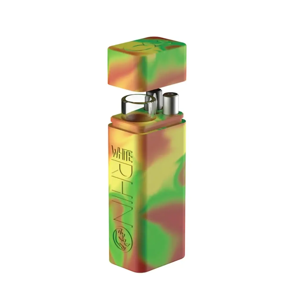 [Q-4046] WHITE RHINO SILICONE DUGOUT ORIGINAL (RASTA)