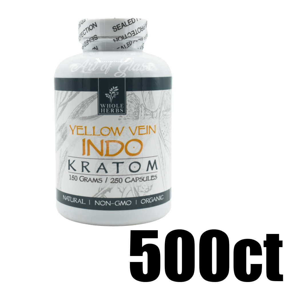 [Q-4051-03] WHOLE HERBS KRATOM 500CT (Green Vein Borneo)