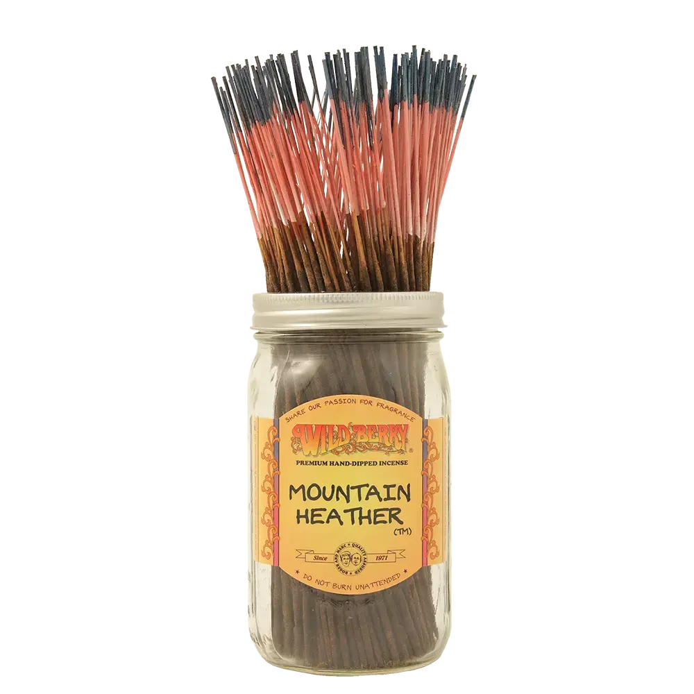 [Q-4056-59] WILD BERRY 100 INCENSE STICKS (Mountain Heather)