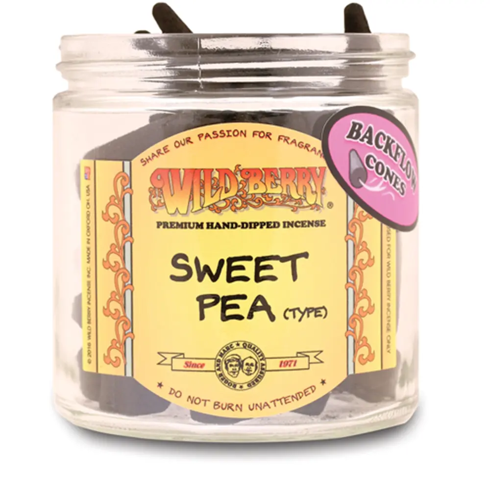 [Q-4059-10] WILD BERRY BACKFLOW CONE (Sweet Pea)