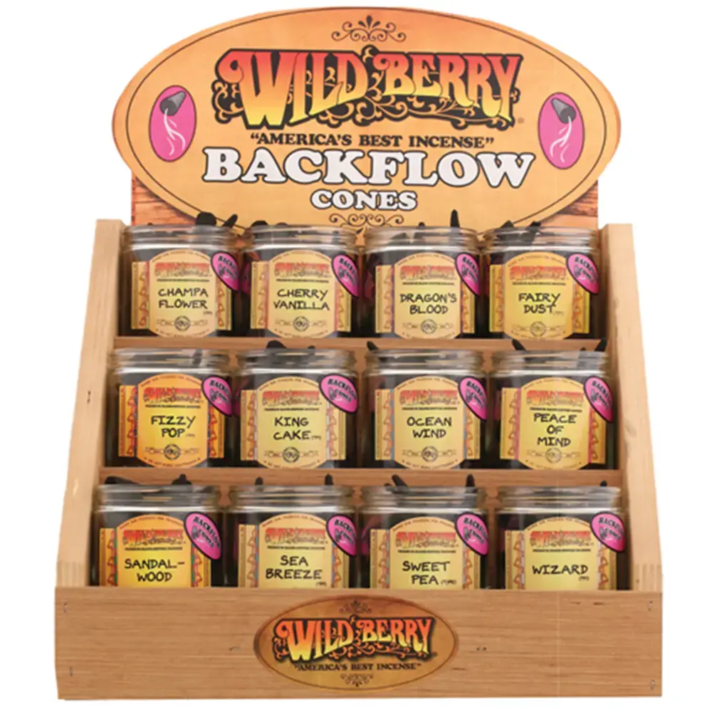[Q-4059-18] WILD BERRY BACKFLOW CONE (Mango Passion)