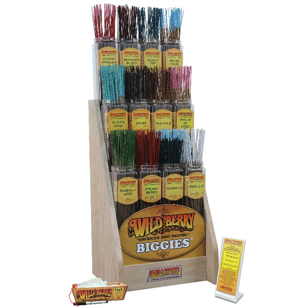 [Q-4061] WILD BERRY STARTER KIT (BIGGIES INCENSE 12 FRAGRANCE)