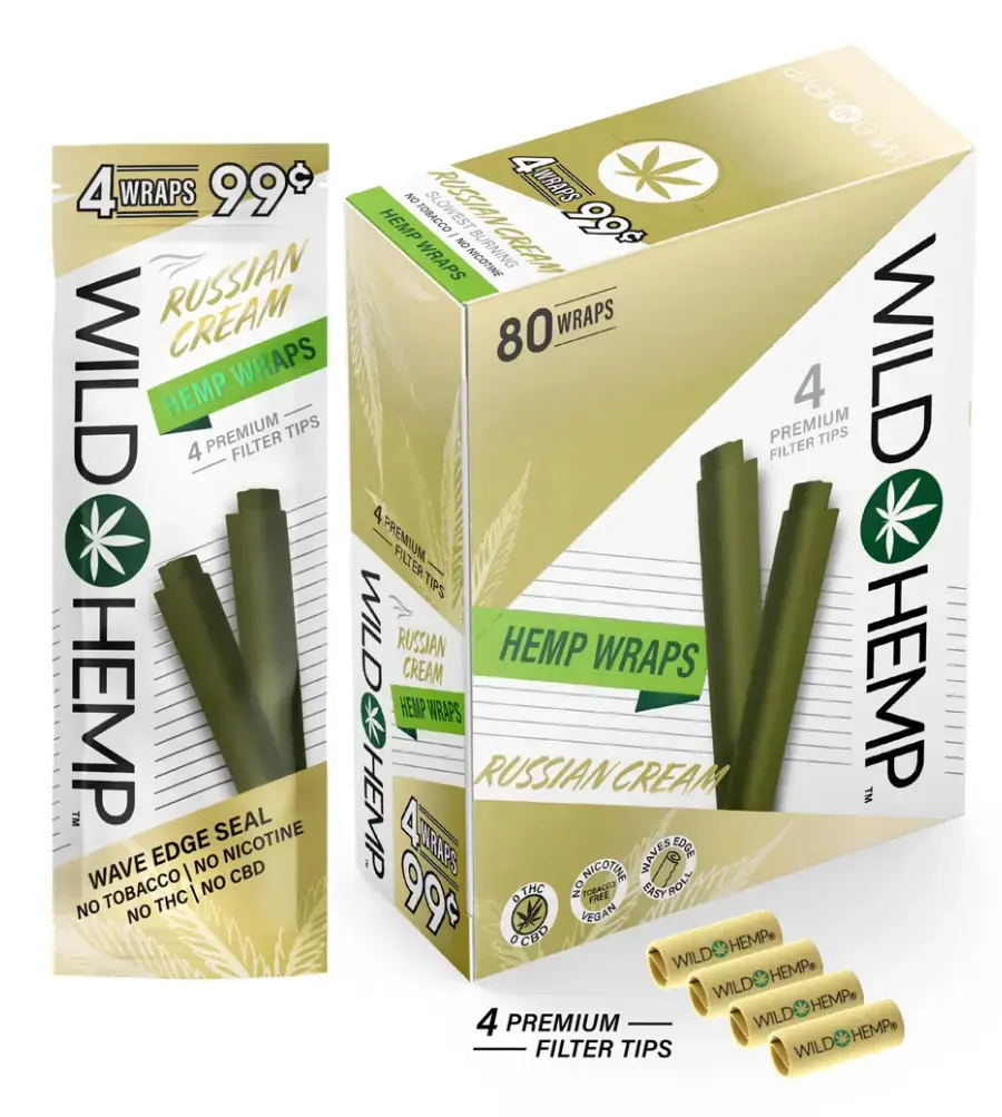 [Q-4070-09] WILD HEMP WRAPS (Russian Cream)