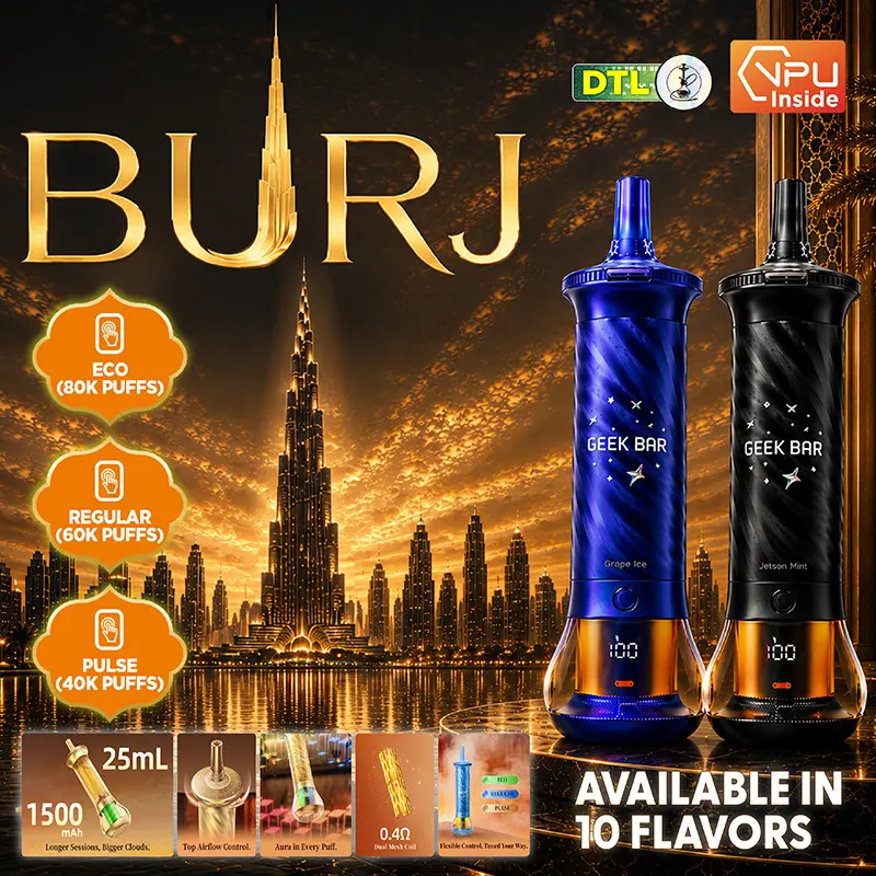 [A-0032-07] Geek Bar Burj 80K Puff 5ct (Gum Mint)