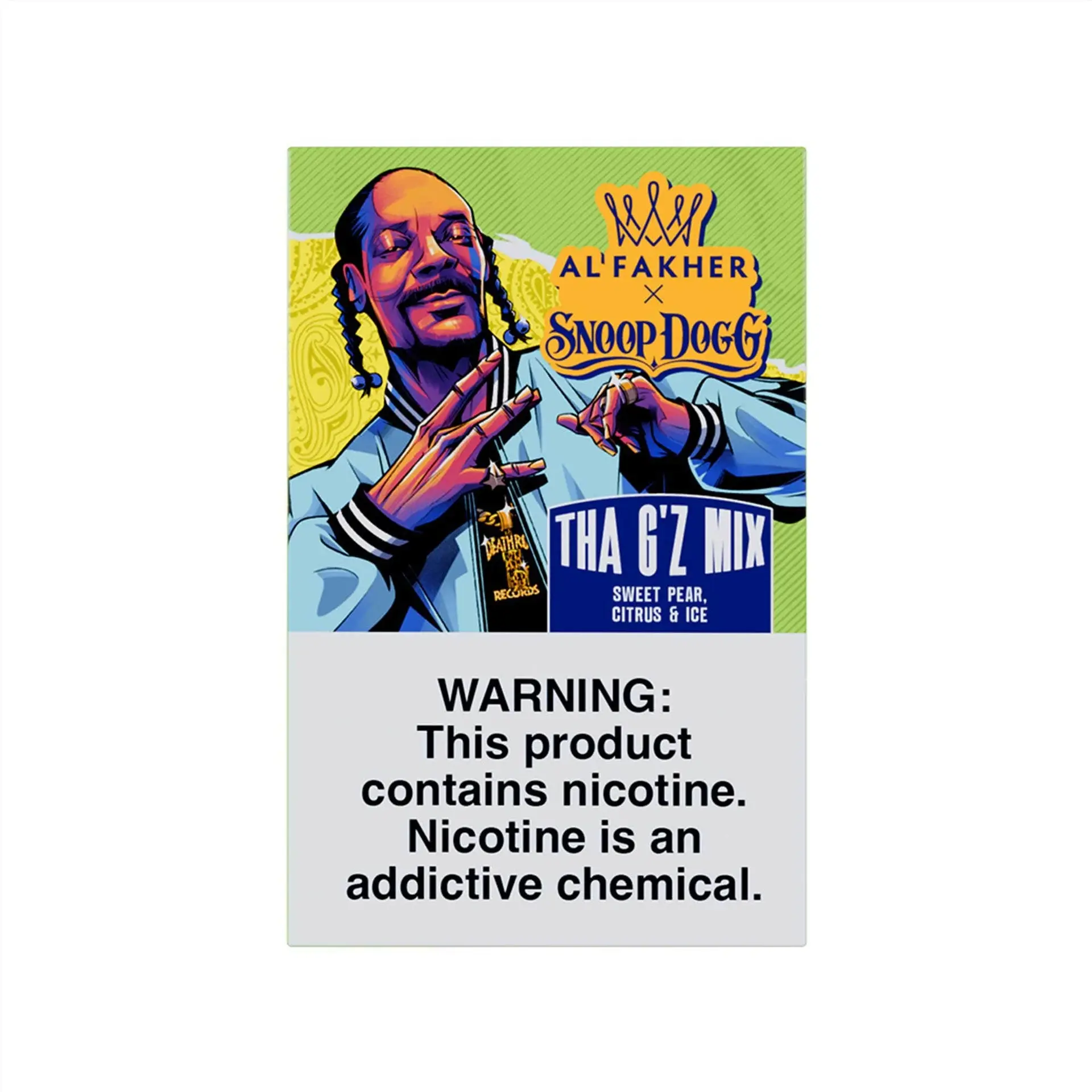 [A-0046-04] Snoop x Al Fakher Shisha Tobacco 0.1lb (Tha G’z Mix)