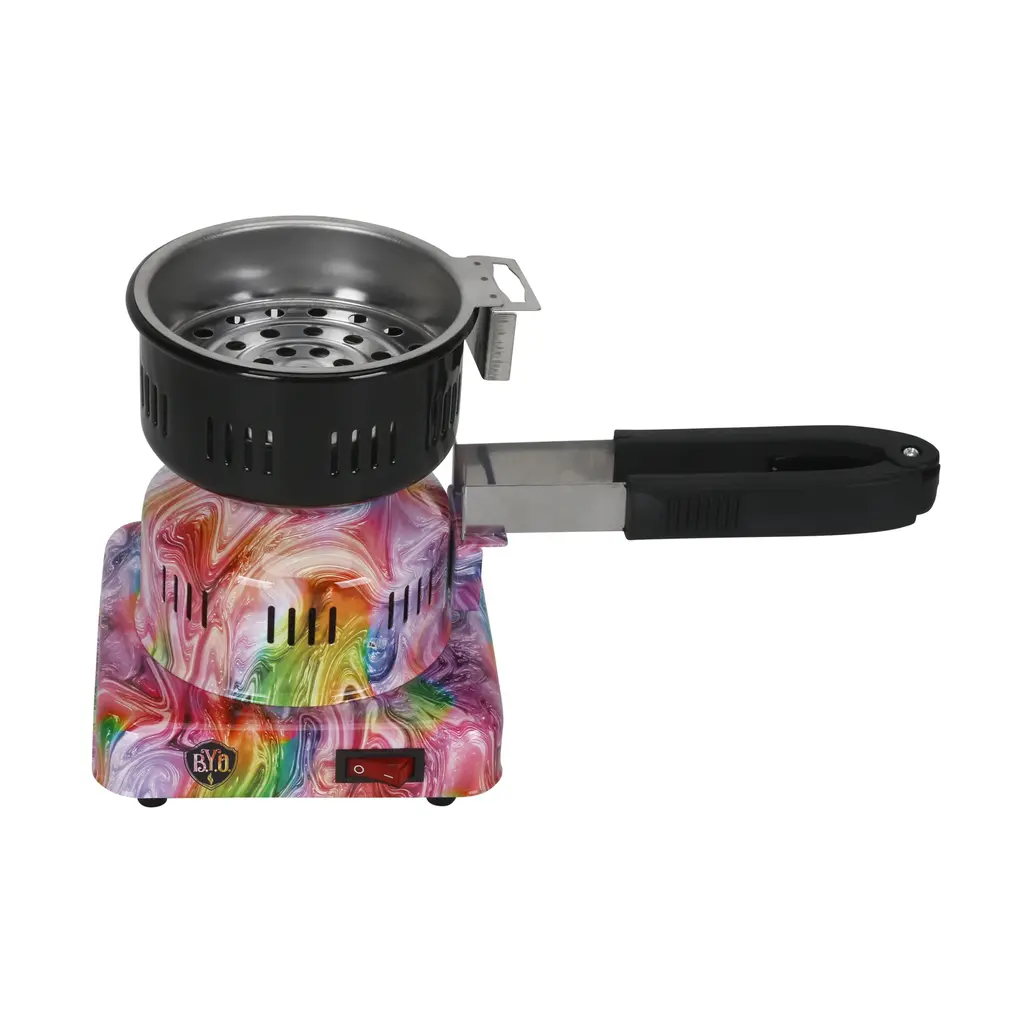 B.Y.O. Electric Burner Round Print