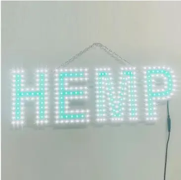 WINDOW SIGN 8*24" HEMP