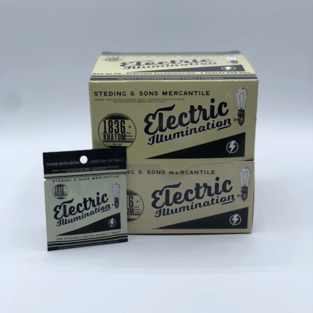 [Q-1084] 1836 ELECTRIC IIIUMINATION HIGH VOLTAGE TABLETS BOX OF 20