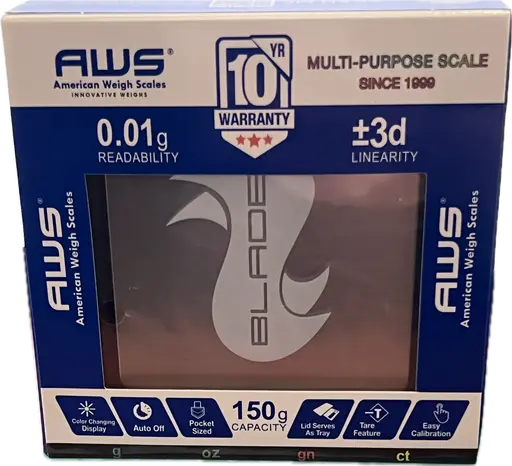 AMERICAN WEIGH BLADE SCALES 150 X 0.01G
