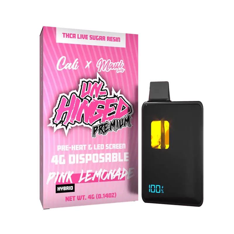 Cali Extract Unhinged THCA Live Sugar Resin 4G Disposable 6PK