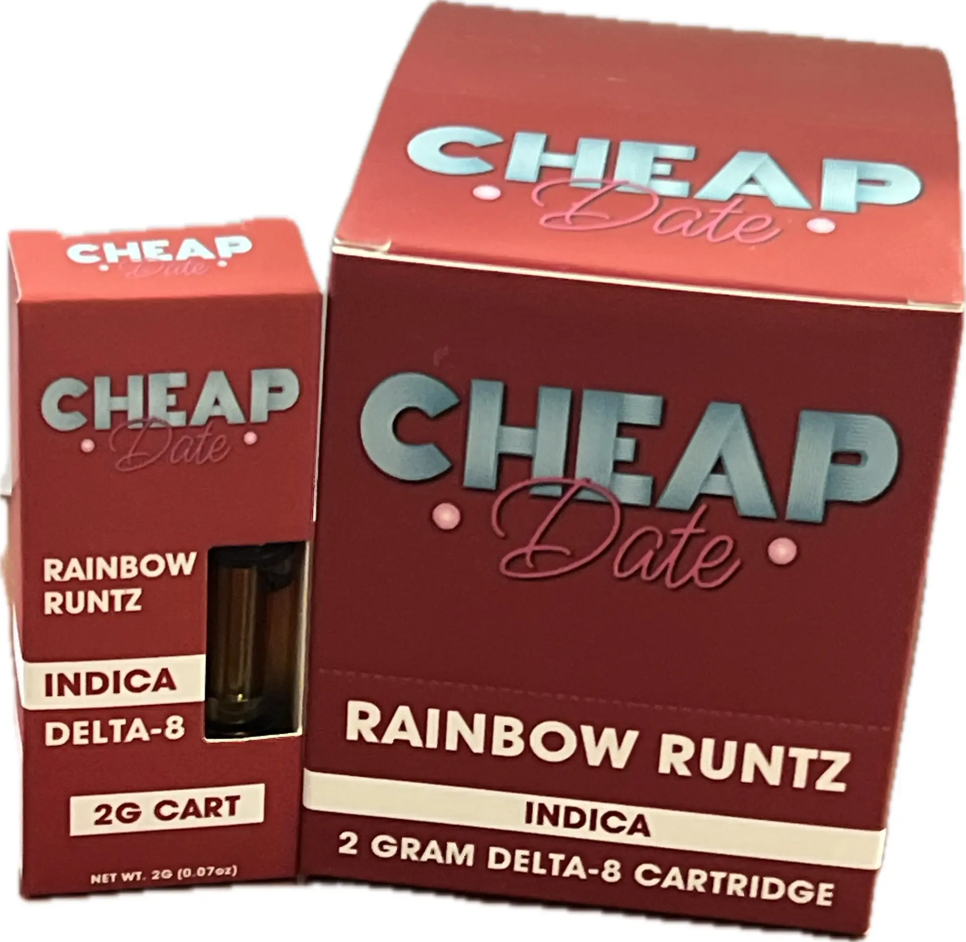 CHEAP DATE 2G DELTA 8 CARTRIDGE 10PK DISPLAY