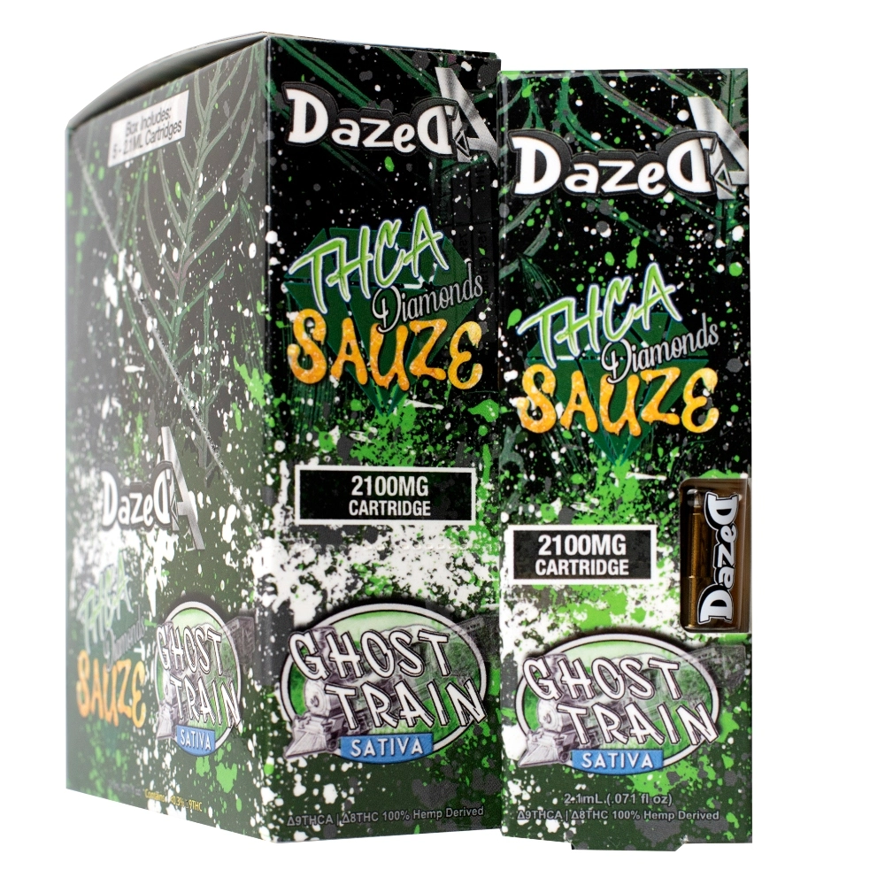 DAZEDA THC-A CARTS 2.1G 5PK A BOX