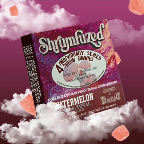Dazed SHRUMFUZED 4PK GUMMIES 800MG EACH 10PER BOX