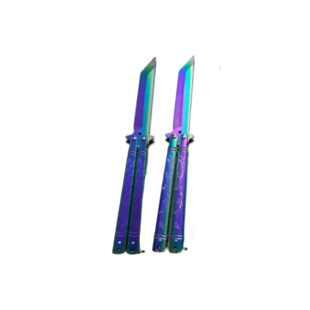 [Q-1703] DEFENSE KNIFE BUTTERFLY STYLE