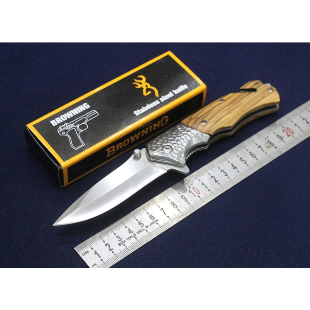 [Q-1699] DEFENSE KNIFE WOOD-METAL
