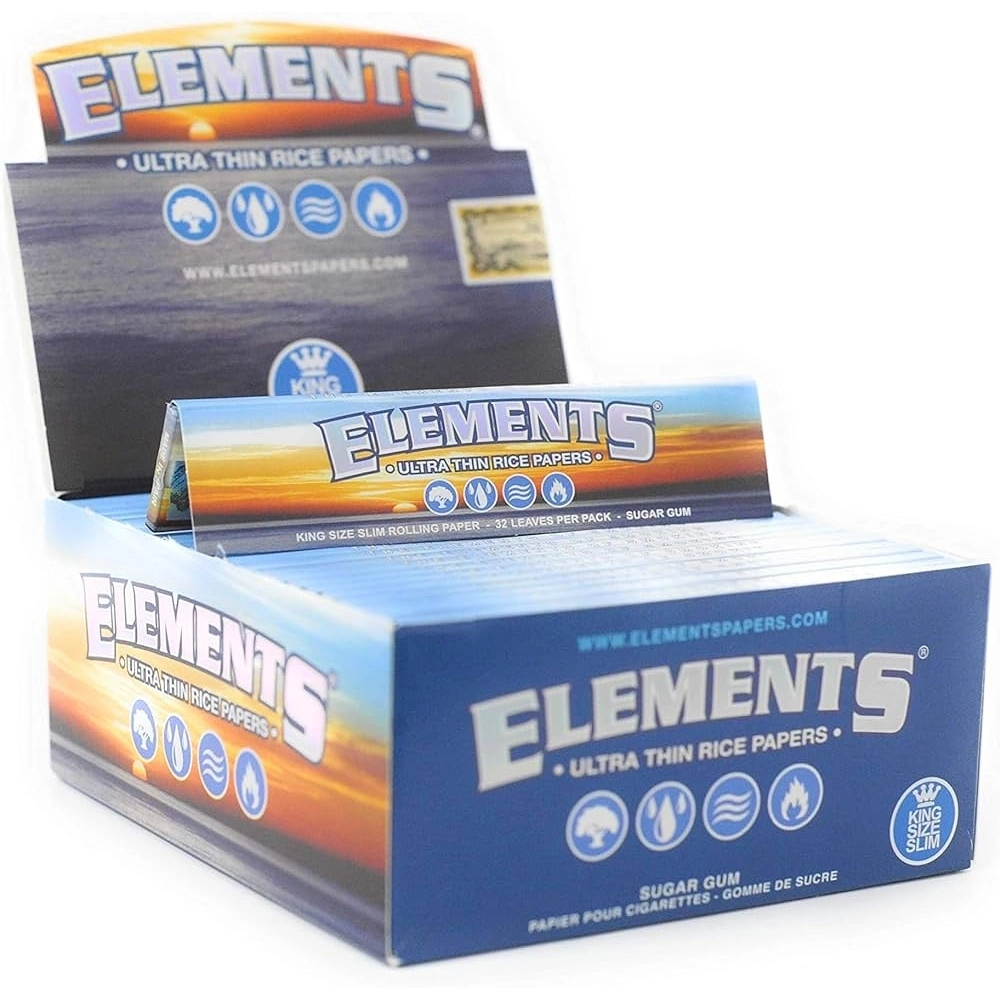 [Q-1820] ELEMENTS PAPER KING SIZE SLIM 50CT