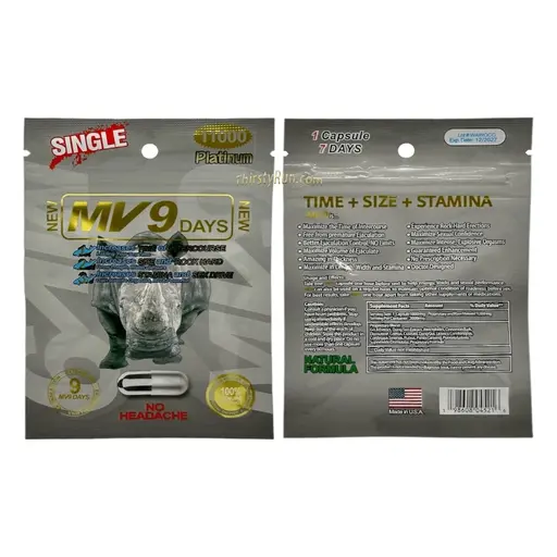 ENHANCEMENT RHINO SINGLE PILL 24 PER BOX