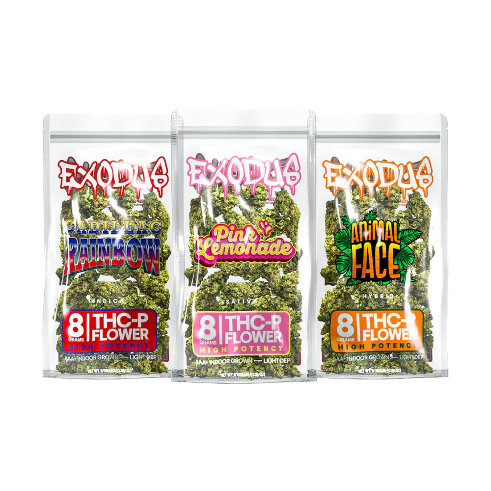 Exodus Flower 8 Gram THC-P High Potency 6PK