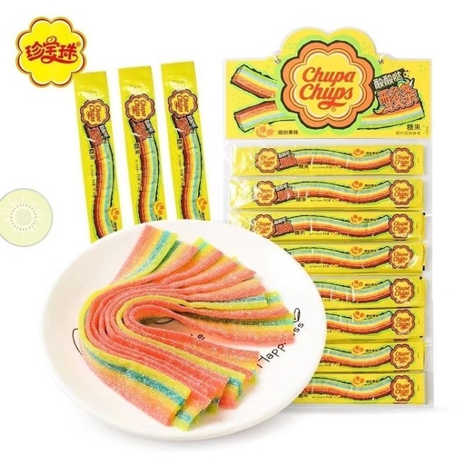 [Q-4988] Exotic Chupa Chups Sour Bar Jelly 32 Salice 4PK