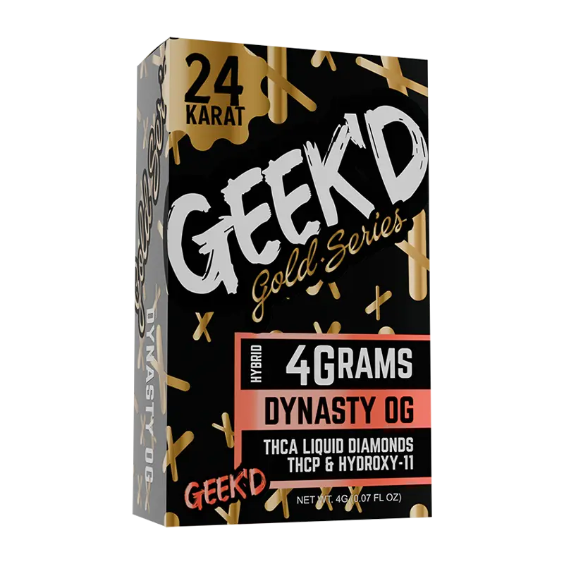 GEEK’D EXTRACTS GOLD SERIES 4 GRAM DISPOSABLE 5PK