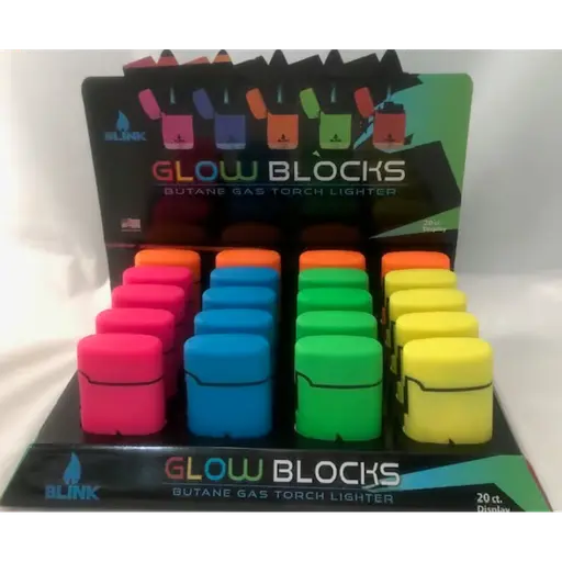 [Q-2264] GLOW BLOCK TORCH 20CT DISPLAY