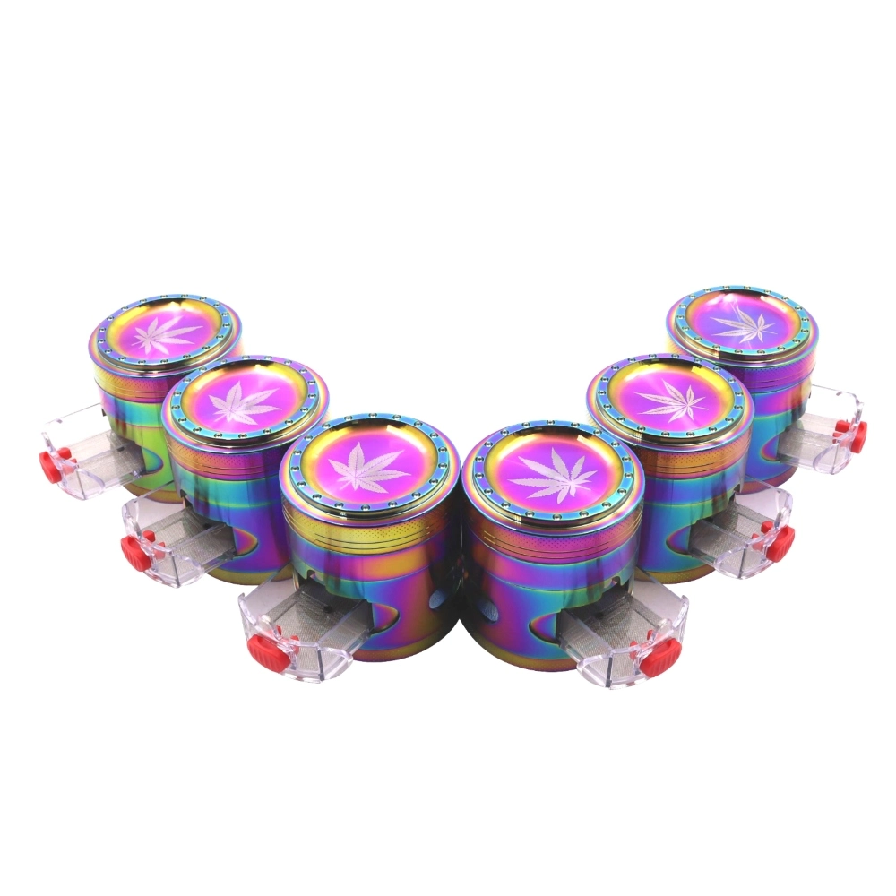 [Q-2331] GRINDER 63MM RAINBOW COLOR SKULL