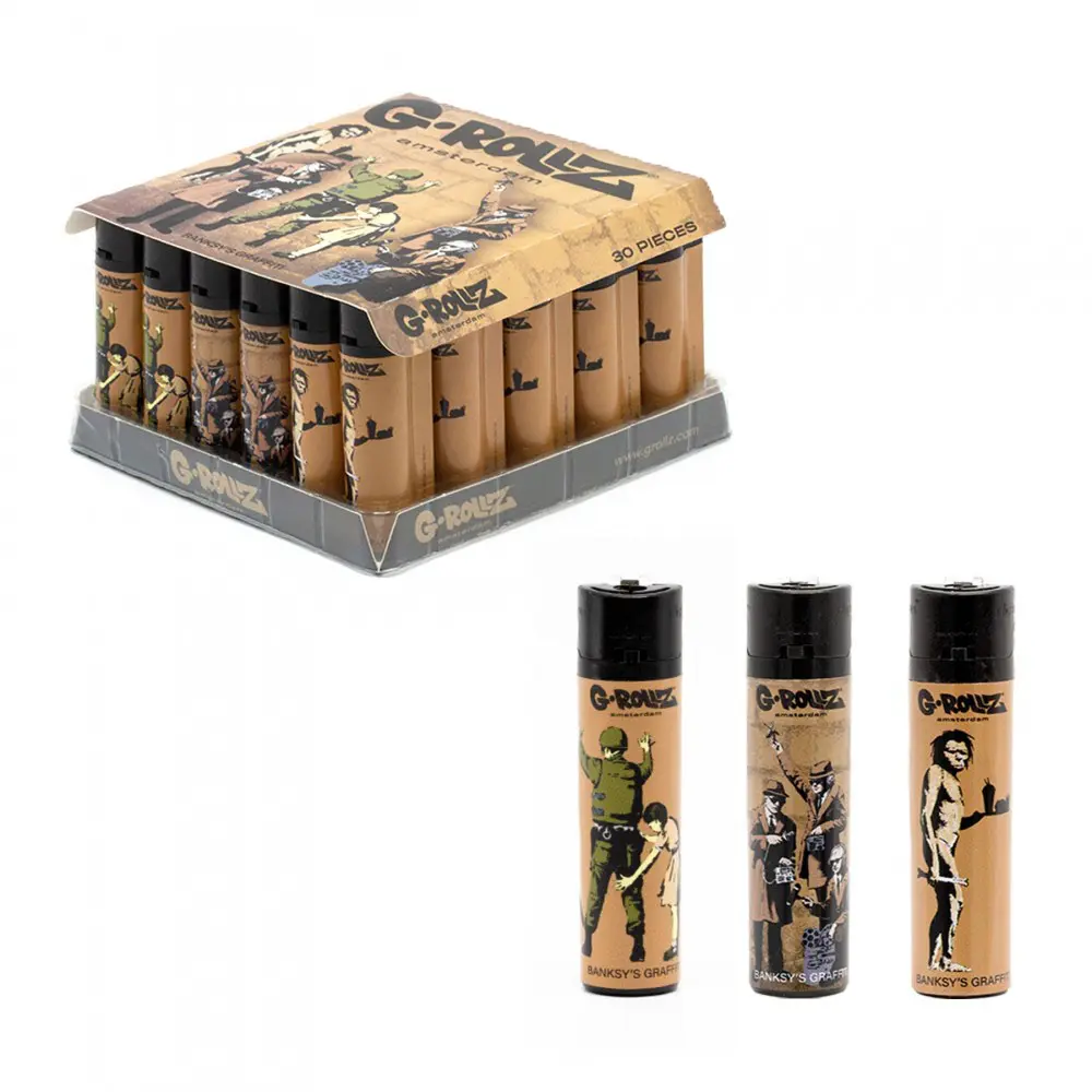 G-Rollz | Banksy's Graffiti Lighters 30pcs in Display