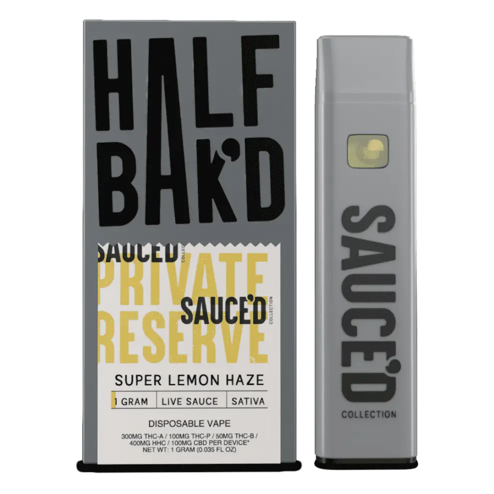 HALF BAK'D PRIVATE RESERVE 1G DISPOSABLE 5CT