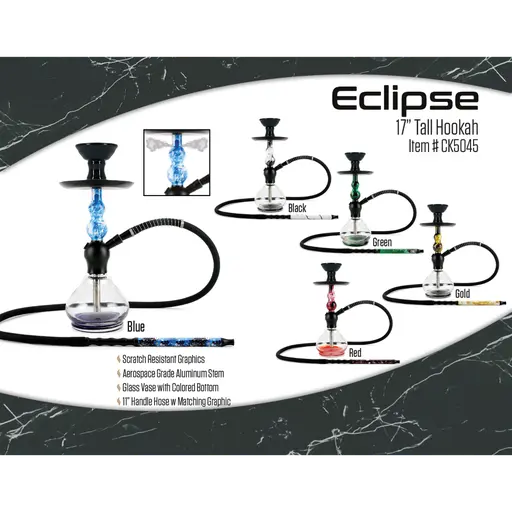 [Q-2581] HOOKAH B.Y.O. 17" ECLIPSE 1 HOSE