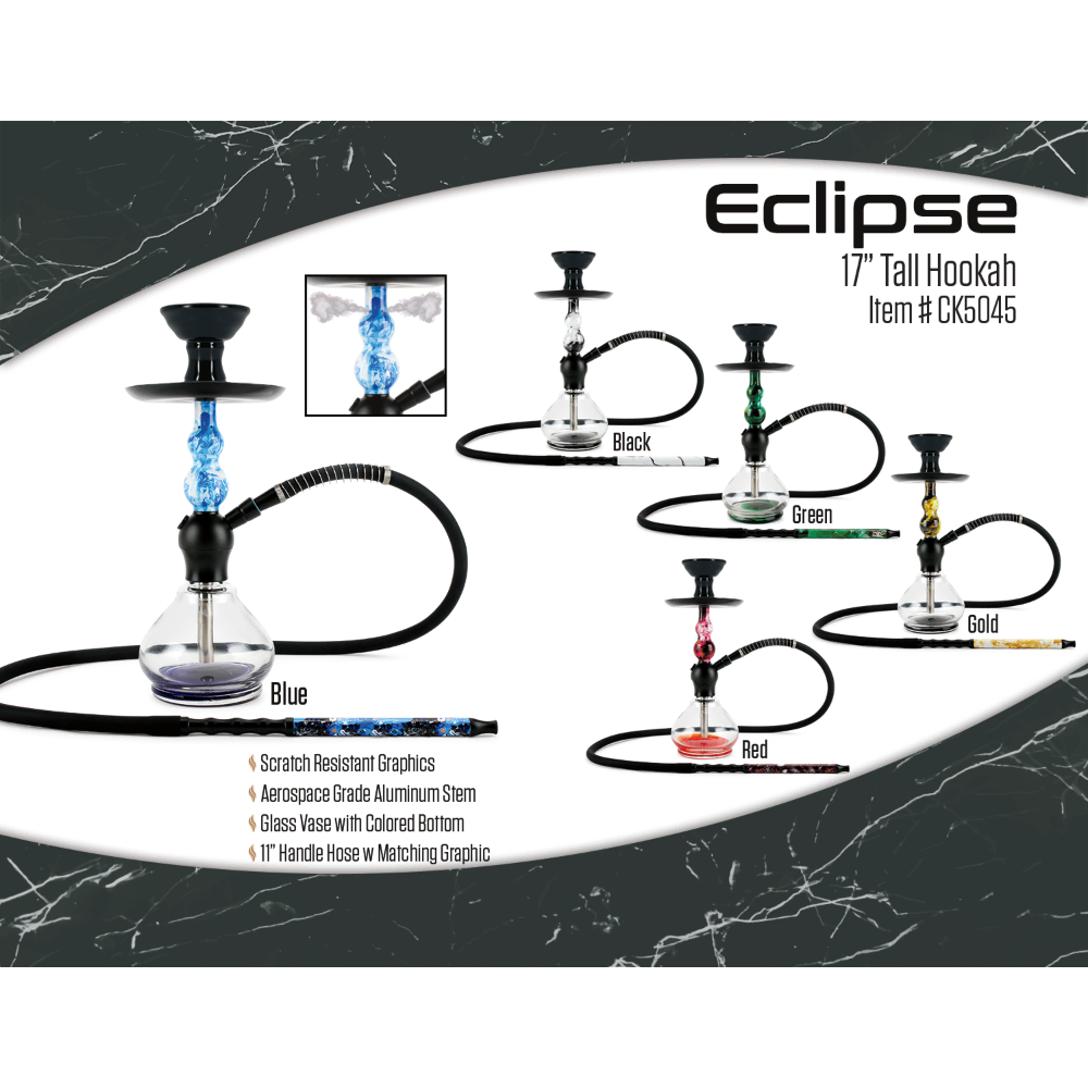 [Q-2581] HOOKAH B.Y.O. 17" ECLIPSE 1 HOSE