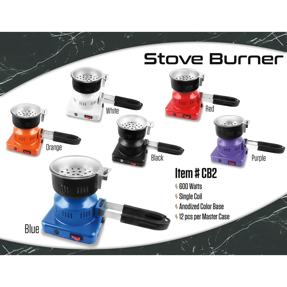 [Q-2578] HOOKAH B.Y.O ELECTRIC CHARCOAL BURNER ROUND 600W