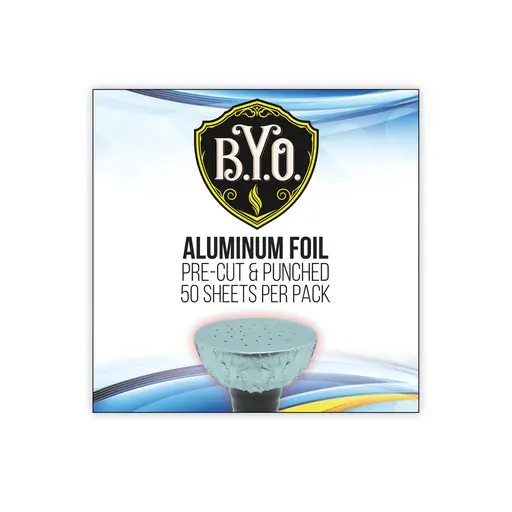 [Q-2618] HOOKAH PRE-PUNCHED FOILS 50 SHEETS