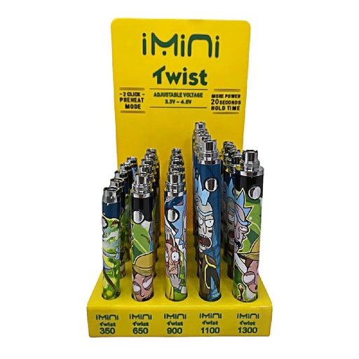 [Q-2639] IMINI TWIST BATTERY DISPLAY OF 25