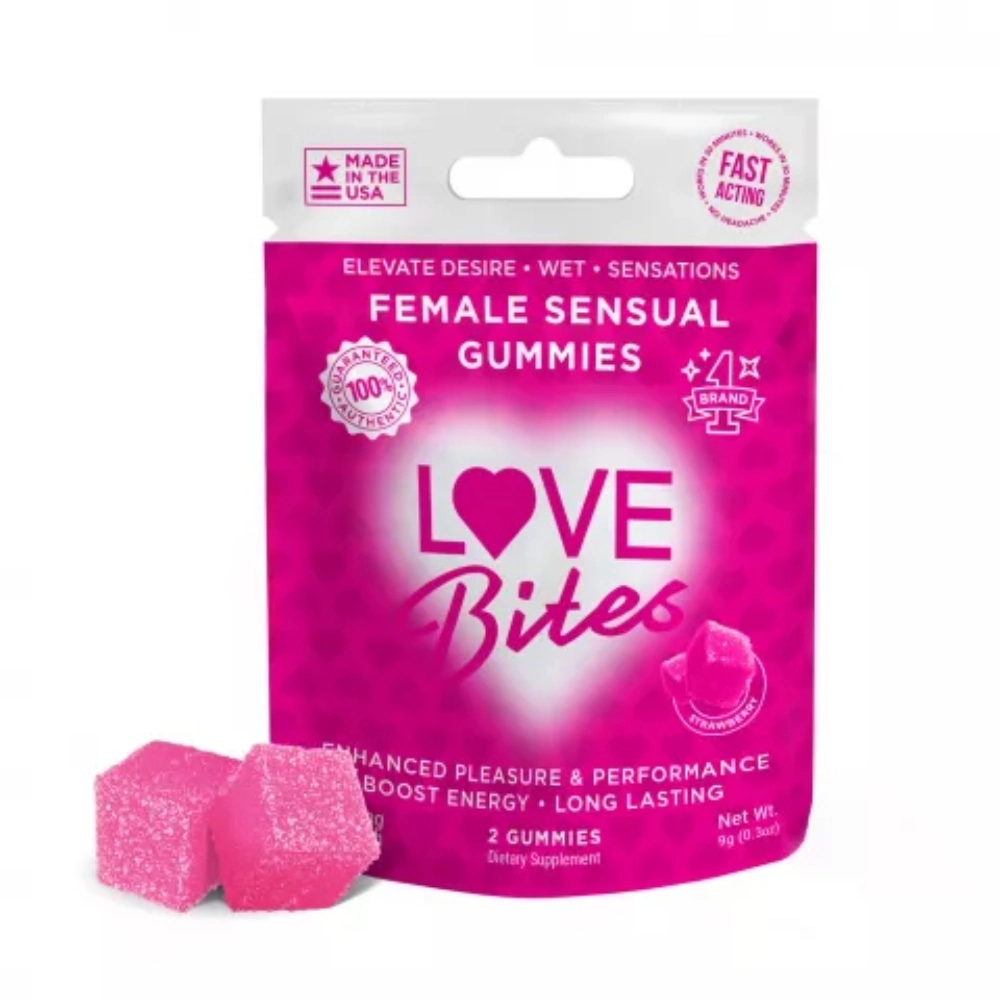 [Q-2775] LOVE BITES FEMALE SENSUAL GUMMIES