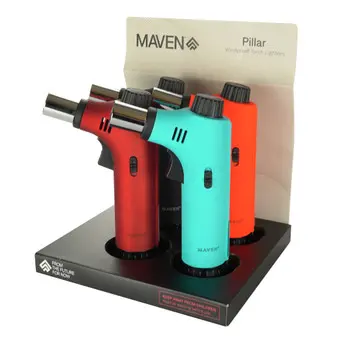 [Q-4875] MAVEN PILLAR TORCH 4CT Display