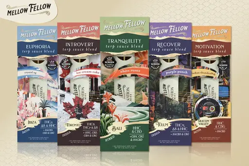 MELLOW FELLOW 2ML TERP SAUCE Cartridge 6PK a Box