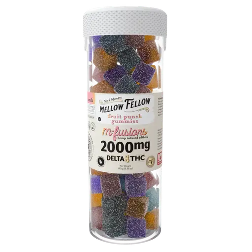 [T-1260] MELLOW FELLOW DELTA 8 M-FUSION EDIBLES 2000MG