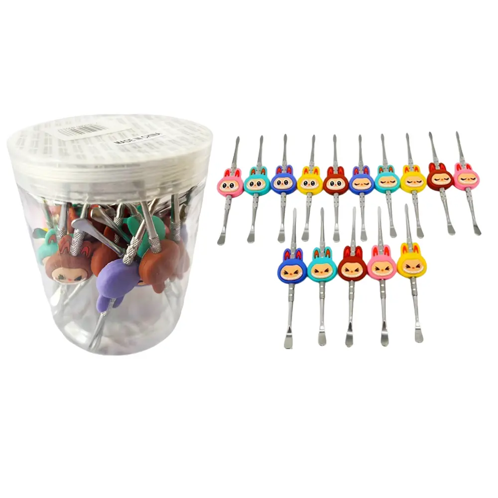 [T-1450] Metal Dabber Labubu 30pcs/Jar
