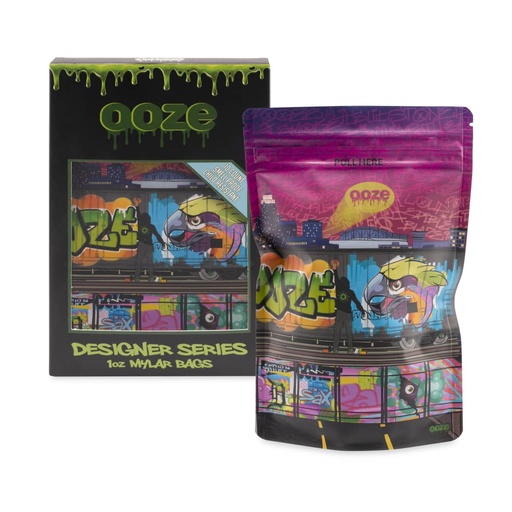 [Q-4756] OOZE DESIGNER 1OZ MYLAR BAGS 10PK