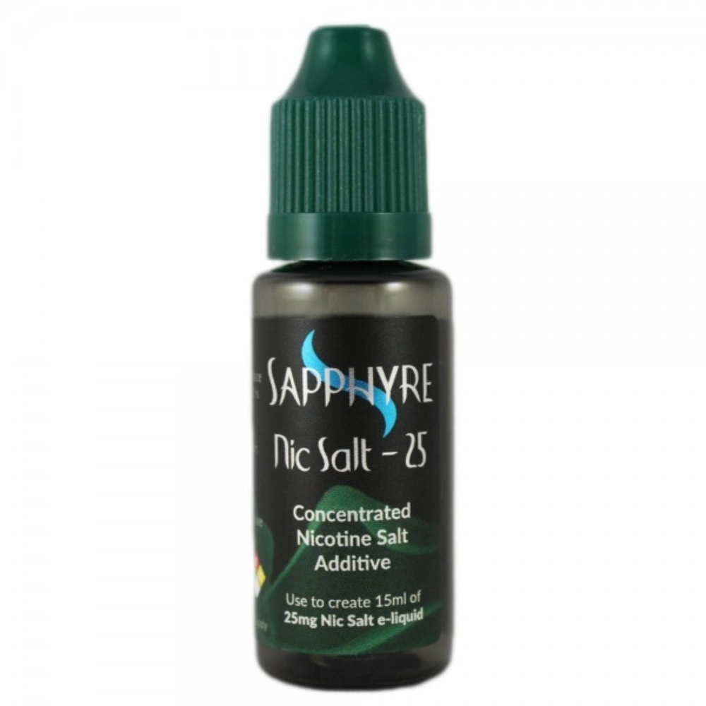[Q-3297] SAPPHYRE SALT NIC 25 CONCENTRATED 0.9ML NIC MIXING BOTTLE